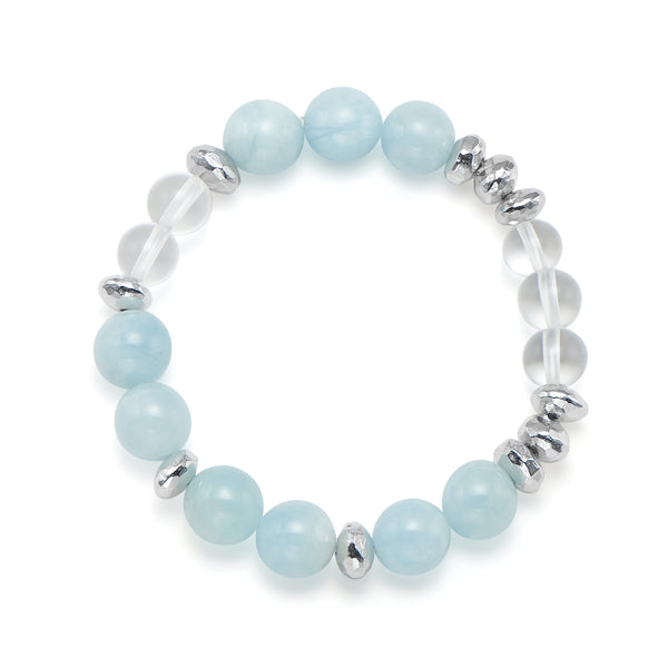 Midsummer Night's Dream Aquamarine Crystal Bracelet